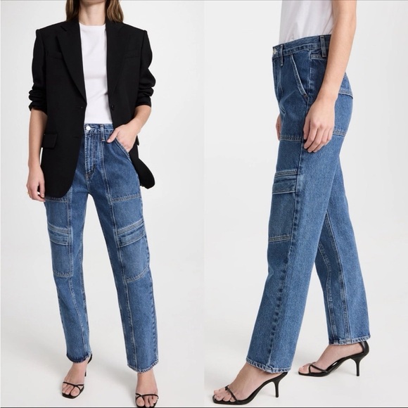 Agolde Cooper Cargo Jeans in Regulation - size 25 - Picture 1 of 8